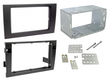 Radioblende Audi A4 2001 bis 2008 (2 DIN Einbauset, HQ Version) (CT23AU07)