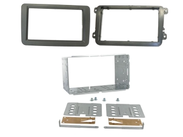 Radioblende VW Golf, Passat, Tiguan / Seat Leon / Skoda Octavia (2 DIN HQ Einbauset) (CT23VW01)