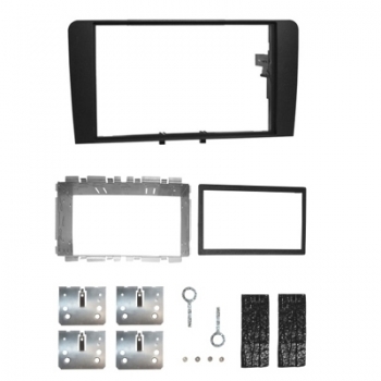 Radioblende Audi A3 ab 2003, A4 ab 2008 (2 ISO Einbauset) (CT23AU02A)