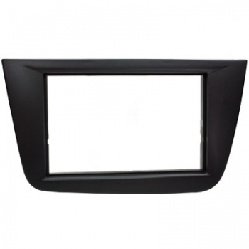 Radioblende Seat Altea, Toledo, schwarz (2 DIN)