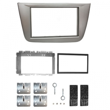 Radioeinbauset Seat Altea, Toledo, grau metallic (2 ISO)
