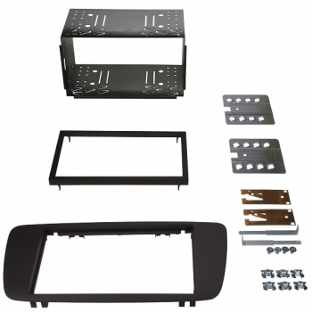 Radioeinbauset Seat Ibiza ab 2008 anthrazit (2 DIN)