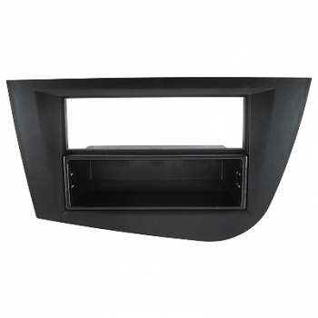 Radioblende Seat Leon 2005 bis 2010, schwarz (1+2 DIN)