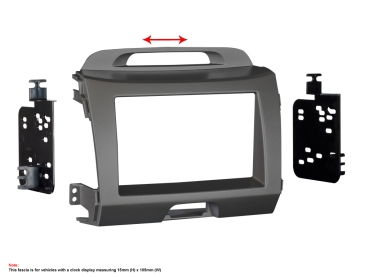 Radioblende Kia Sportage 2011 bis 2015 (CT23KI35)