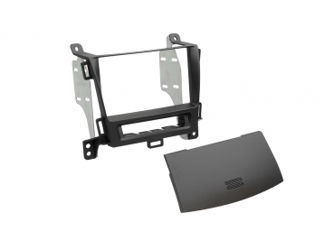 Radioblende Opel Zafira Tourer ab 2012 schwarz (2 DIN Einbauset)(CT23VX41)