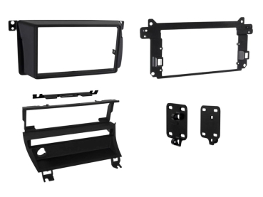 Radioblende BMW 3er E46 (2 DIN Einbauset) (CT23BM11L)