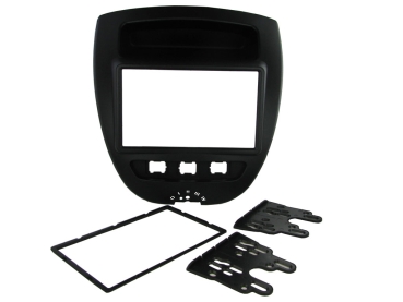 Radioblende Peugeot 107 ab 2005 (2 DIN Einbauset)(CT23PE07)