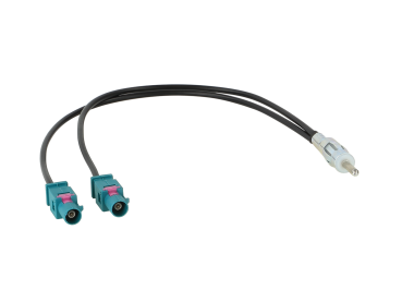 ACV 1524-19 | Antennenadapter 2x Fakra (m) auf DIN (m)