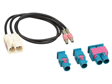 ACV 1524-24 | Antennenadapter Fakra (m) auf Doppelfakra B (f)