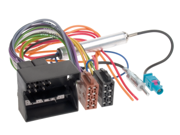 ACV 1230-46 | ISO Adapterkabel Opel mit Quadlock, inkl. Antennenadapter auf DIN
