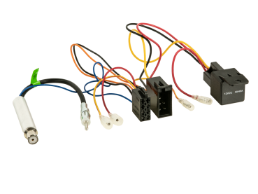 ACV 1321-48 | ISO Adapterkabel Ford / VAG mit S-Kontakt, inkl. Antennenadapter auf DIN