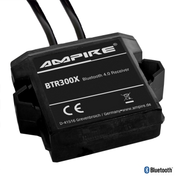 Ampire BTR300X Bluetooth Receiver, 3.5mm Klinke, USB, aptX