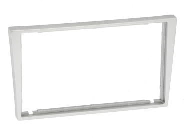 Radioblende Opel ab 2000 silber metallic (2 DIN)