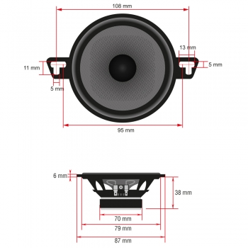 Preview: Ampire CP87 | 8.7 cm Lautsprecher
