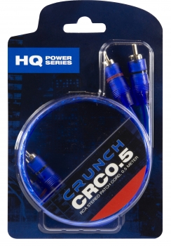 Preview: Crunch CRC0.5 | 2-Kanal Cinchkabel 0,5 m