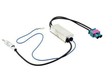 Antennenadapter Doppelfakra (M) auf DIN 150 Ohm mit Phantomeinspeisung und Diversity (CT27AA56)