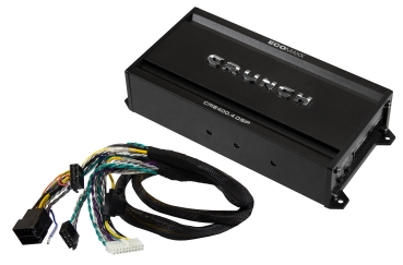 Preview: Crunch CRE400.4DSP-ISO.M8 | 4-Kanal Verstärker mit 6-Kanal DSP, inkl. fahrzeugspezifischem Adapter Preview: Crunch CRE400.4DSP-ISO.M8 | 4-Kanal Verstärker mit 6-Kanal DSP, inkl. fahrzeugspezifischem Adapter