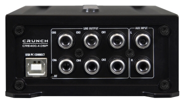 Crunch CRE400.4DSP-ISO.M7 | 4-Kanal Verstärker mit 6-Kanal DSP, inkl. fahrzeugspezifischem Adapter
