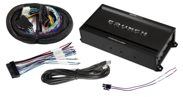Crunch CRE400.4DSP-ISO.M12 | 4-Kanal Verstärker mit 6-Kanal DSP, inkl. fahrzeugspezifischem Adapter