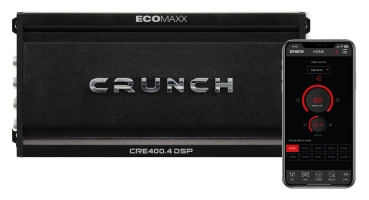 Crunch CRE400.4DSP-ISO.M2 | 4-Kanal Verstärker mit 6-Kanal DSP, inkl. fahrzeugspezifischem Adapter