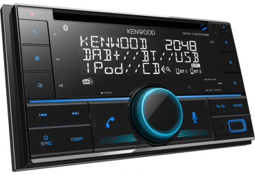 Preview: Kenwood DPX-7300DAB Doppel-DIN Digitalautoradio mit Bluetooth und DAB+