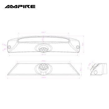 Preview: Ampire KV-IVECO-5 Rückfahrkamera für Iveco Daily 5 (ab 9/2011-14)