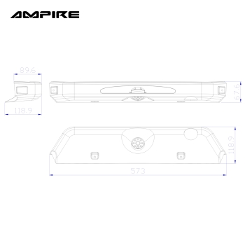 Preview: Ampire KV-IVECO-6 Rückfahrkamera für Iveco Daily 6 2014 - Kopie