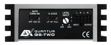 ESX Quantum QS-TWO-ISO 2-Kanal Digital-Verstärker (inkl. ISO-Kabelsatz)