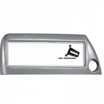Radioblende Ford KA bis 2009 silber (1 DIN) (CTF24FD05L)