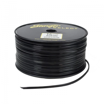 Stinger Select SSVLS165B | 2 x 1,3 mm2 Lautsprecherkabel schwarz (152 m Rolle)