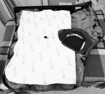 Preview: STEG S7 Polyester Dämmvlies (90 x 50cm, 1 Stk., 0.45 m2)