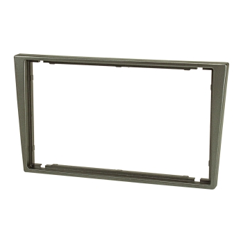 Radioblende Opel Agila, Corsa, Meriva ab 2000 dunkelgrau metallic  (2 DIN) (TO24440.2)