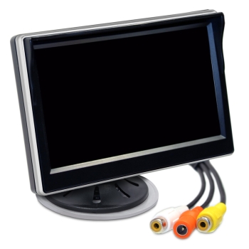 Ampire RVM050 5" TFT-Monitor im Aufbaugehäuse mit Halterung