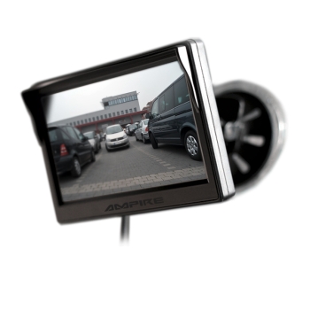 Ampire RVM050 5" TFT-Monitor im Aufbaugehäuse mit Halterung
