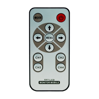 Ampire RVM070-2G 7" TFT-Monitor im Aufbaugehäuse mit Halterung