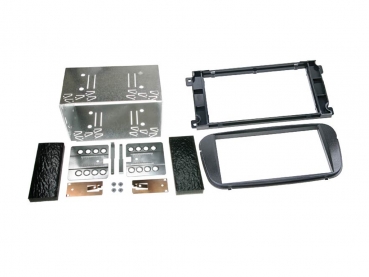 Radioblende Ford C-Max, Focus, Mondeo ab 2007 schwarz (2 DIN Einbauset) - (CT23FD10)