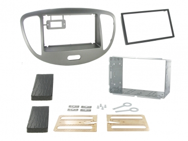 Radioblende Hyundai i10 ab 2008 silber (CT23HY25)