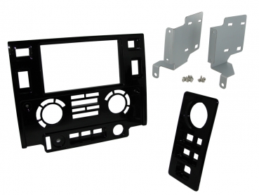 Radioblende Land Rover Defender hochglanz schwarz (CT23LR03)