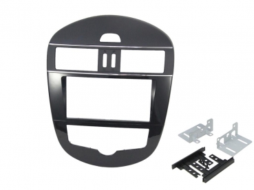 Radioblende Nissan Tiida ab 2012 mit automatischer Klimaanlage (2 DIN Einbauset) (CT23NS17 )