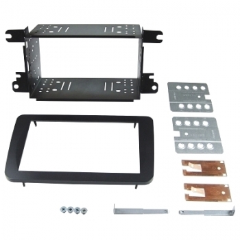 Radioblende VW Golf, Passat, Tiguan / Seat Leon / Skoda Octavia Softtouch (2 DIN Einbauset) (CT23VW07)