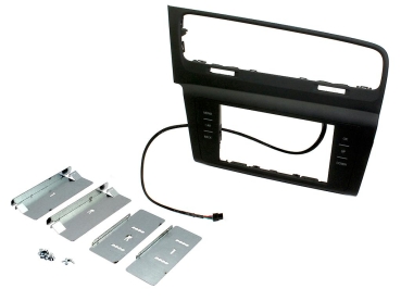 Radioblende VW Golf 7 (2 DIN Einbauset schwarz) (CT23VW10L)