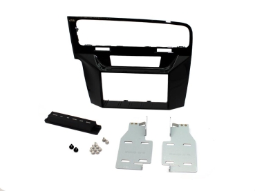 Radioblende VW Golf 7 (2 DIN Einbauset schwarz) (CT23VW12L)
