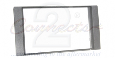 Radioblende Ford C-Max, Focus, Fusion ab 2004 silber (2 ISO) (CT24FD20)