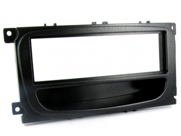 Radioblende Ford C-Max, Focus, Galaxy, Kuga, Mondeo, S-Max ab 2007 schwarz (1 DIN) (CT24FD27)