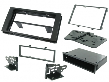 Radioblende Ford C-Max, Fiesta, Fusion, Galaxy, Kuga, S-Max schwarz (1 & 2 DIN Einbauset) (CT24FD36)