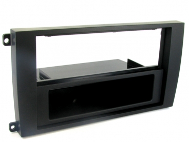 Radioblende Porsche Cayenne 2002 bis 2006 (1 DIN mit Ablagefach)CT24PO01)