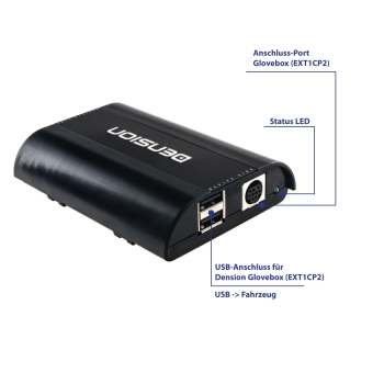 DENSION DBU3GEN DAB+U Universal DAB Interface für Fahrzeuge mit werkseitig verbauten USB-Anschluss
