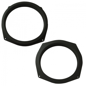 Lautsprecherringe BMW 1er, 3er, 5er, 7er, Z4 (200mm unter Vordersitz, MDF Version) (LR04-000mdf)