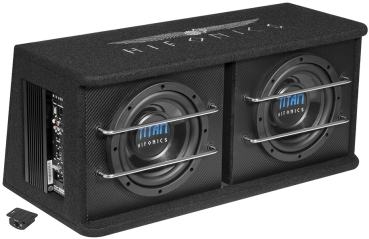 Hifonics Titan TDA200R | 2 x 20 cm Aktiv-Subwoofer