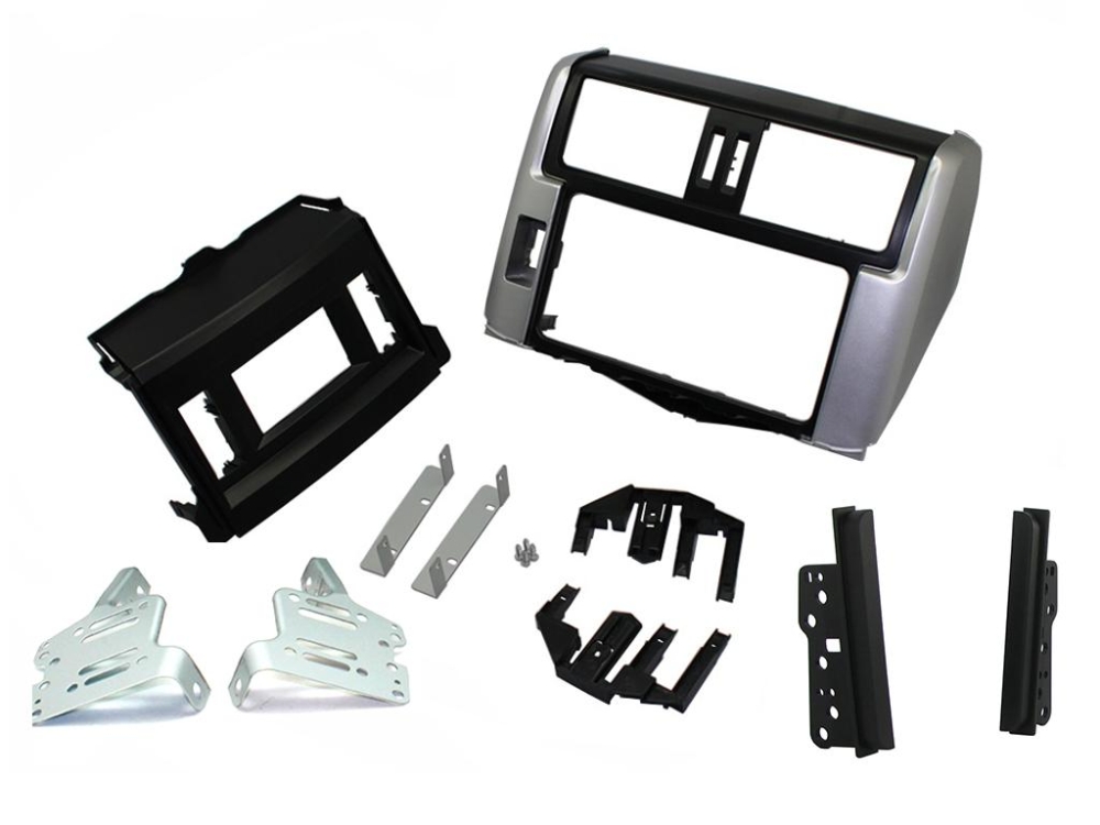 Radioblende Toyota Land Cruiser ab 2010 (2 DIN Einbauset)(CT23TY29)